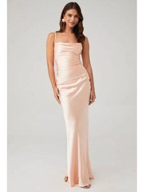Shona Joy | Dresses | Shona Joy La Lune High Neck Cowl Maxi Dress Powder  Blue Size 4 | Poshmark